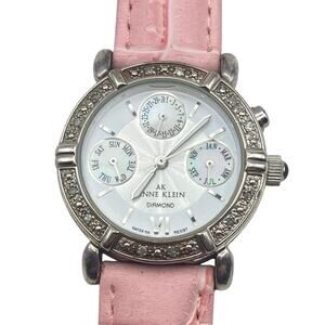 Anne Klein Diamond Women's Watch 30mm - New Battery - Adjustable WR Date 10/7899